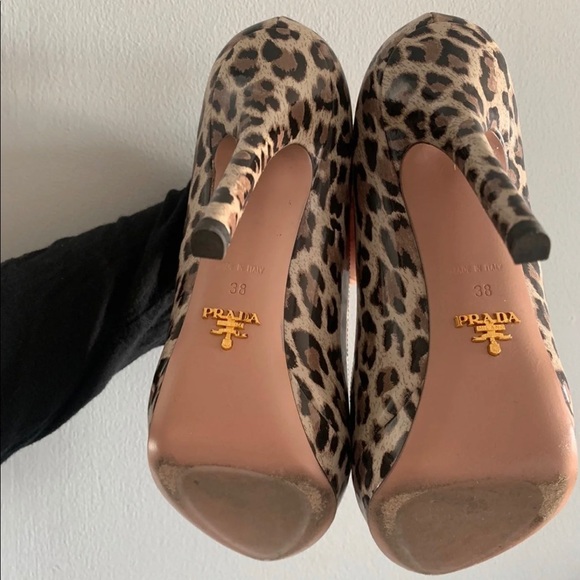 Prada leopord heel size 38 - Picture 3 of 5